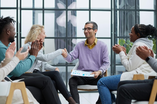 Spotkanie zespołu z coachem